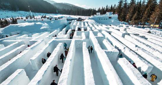 جاذبه گردشگری تورنتو | بزرگترین مارپیچ برفی جهان، آخر این هفته در انتاریو