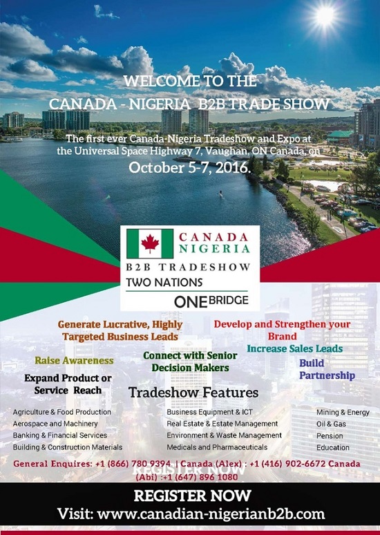 تورنتو | نمایشگاه تجاری کانادا-نیجریه،امروز